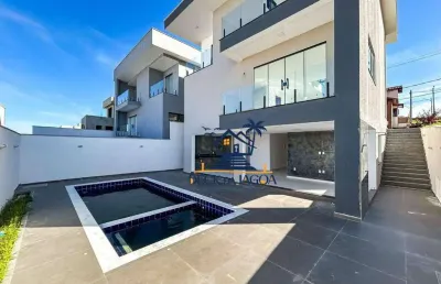 Casa com 4 dormitórios à venda, 240 m² por r$ 1.650.000,00 - nova são pedro - são pedro da aldeia/rj