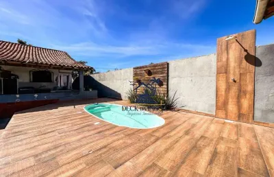 Casa com 3 dormitórios à venda, 144 m² por r$ 390.000,00 - praia linda - são pedro da aldeia/rj