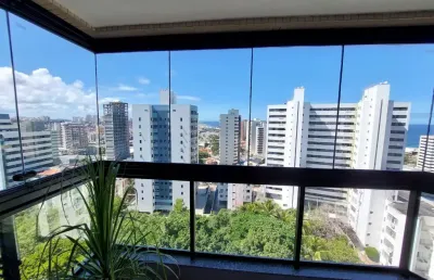 Lindo apto quarto e sala, 45 m2, nascente, varanda, garagem em jardim armação - salvador - ba