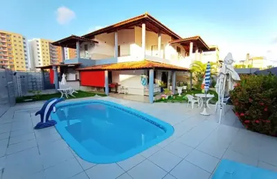 No resid. parque itapuâ, maravilhosa casa de esquina, nascente, c/ piscina, condomínio, c/ acesso à itapuã e avenida paralela