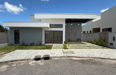 Casa térrea com 3 quartos, sendo 2 suítes, no condomínio nova york – parnamirim/rn
