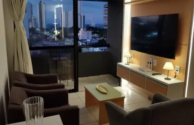 Apt 2 qts mobiliado  a venda  em ponta negra, vista mar