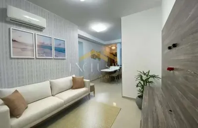 Apartamento próximo ao mar mobiliado e decorado 02 dormitorios