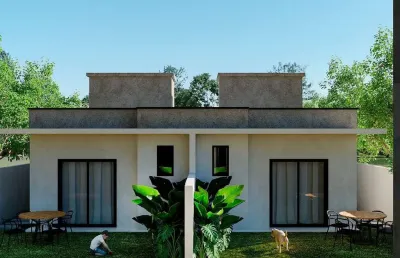 Casa geminada para venda em florianópolis, são joão do rio vermelho, 3 dormitórios, 1 suíte, 2 banheiros, 1 vaga