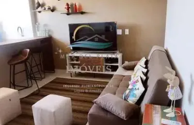 Apartamento para temporada em florianópolis, ingleses do rio vermelho, 2 dormitórios, 1 suíte, 2 banheiros, 1 vaga