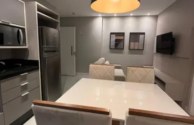Apartamento de 2 dormitórios mobiliado – centro de itapema