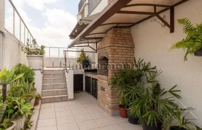 Cobertura com 3 quartos à venda na avenida jacutinga, --, moema, são paulo, 261 m2 por r$ 3.300.000