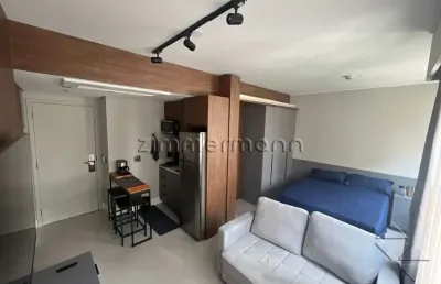 Apartamento com 1 quarto à venda na avenida rouxinol, --, moema, são paulo, 27 m2 por r$ 470.000