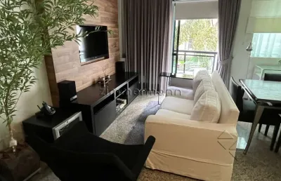 Apartamento com 2 quartos à venda na avenida ibijaú, --, moema, são paulo, 70 m2 por r$ 1.100.000