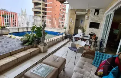Cobertura com 3 quartos à venda na rua américo alves pereira filho, --, real parque, são paulo, 367 m2 por r$ 3.750.000