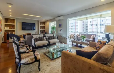 Apartamento com 4 quartos à venda na alameda dos aicás, --, moema, são paulo, 208 m2 por r$ 2.550.000