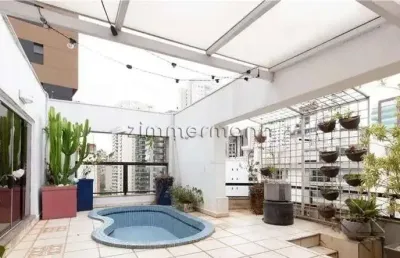 Cobertura com 2 quartos à venda na rua gabriele d'annunzio, --, campo belo, são paulo, 126 m2 por r$ 1.096.000