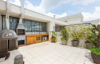 Cobertura com 1 quarto à venda na rua padre lebret, --, morumbi, são paulo, 110 m2 por r$ 1.238.000