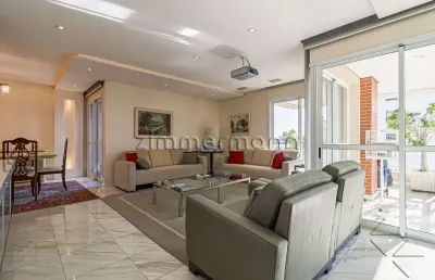 Apartamento com 4 quartos à venda na alameda dos aicás, --, moema, são paulo, 195 m2 por r$ 3.600.000