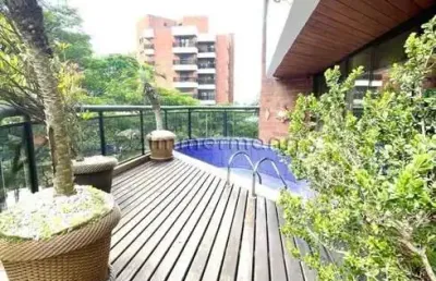 Apartamento com 5 quartos à venda na rua professor alexandre correia, --, vila andrade, são paulo, 320 m2 por r$ 3.850.000