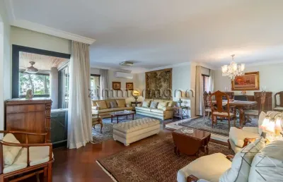 Apartamento com 4 quartos à venda na rua inhambú, --, moema, são paulo, 224 m2 por r$ 3.900.000