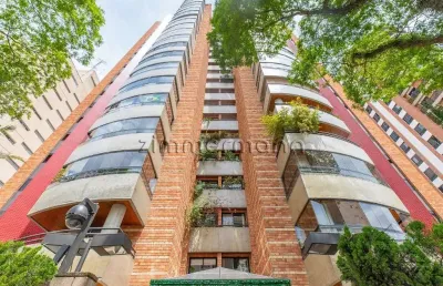 Apartamento com 4 quartos à venda na rua inhambú, --, moema, são paulo, 224 m2 por r$ 3.400.000