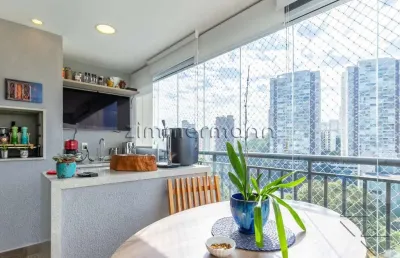 Apartamento com 1 quarto à venda na rua doutor luiz migliano, --, vila andrade, são paulo, 130 m2 por r$ 1.250.000