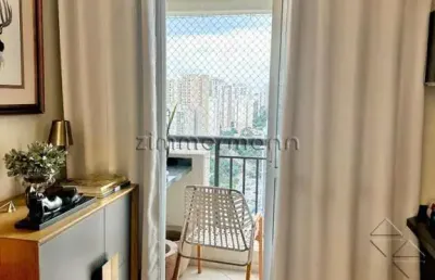 Apartamento com 1 quarto à venda na rua celso ramos, --, morumbi, são paulo, 47 m2 por r$ 399.000