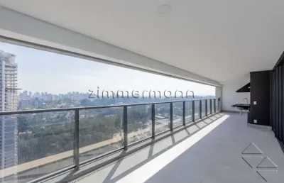 Apartamento com 3 quartos à venda na avenida marginal do rio pinheiros, --, real parque, são paulo, 186 m2 por r$ 4.365.000