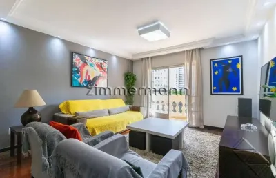 Apartamento com 4 quartos à venda na rua guararapes, --, brooklin, são paulo, 140 m2 por r$ 1.499.000