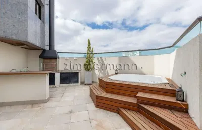 Cobertura com 5 quartos à venda na rua doutor josé áureo bustamante, --, chácara santo antônio, são paulo, 202 m2 por r$ 2.750.000
