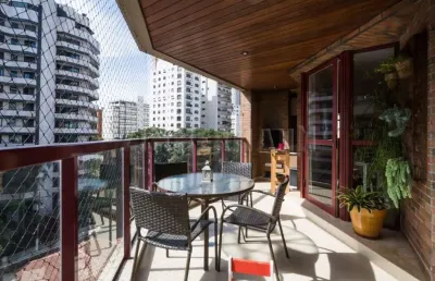 Apartamento com 4 quartos à venda na rua gaivota, --, moema, são paulo, 290 m2 por r$ 6.380.000