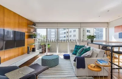 Apartamento com 3 quartos à venda na rua visconde de nacar, --, real parque, são paulo, 128 m2 por r$ 1.350.000