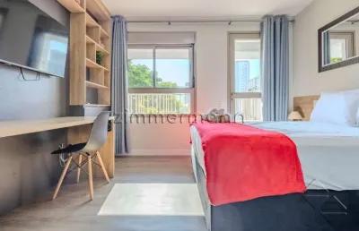 Apartamento com 1 quarto à venda na rua paulistânia, --, vila madalena, são paulo, 26 m2 por r$ 430.000