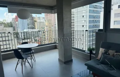 Apartamento com 1 quarto à venda na rua doutor melo alves, --, jardim américa, são paulo, 46 m2 por r$ 1.490.000