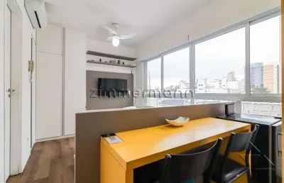 Apartamento com 1 quarto à venda na rua turiassu, --, perdizes, são paulo, 21 m2 por r$ 400.000