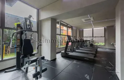 Apartamento com 1 quarto à venda na alameda dos maracatins, --, moema, são paulo, 24 m2 por r$ 450.000