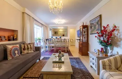 Apartamento com 3 quartos à venda na rua bela cintra, --, jardim américa, são paulo, 130 m2 por r$ 1.600.000