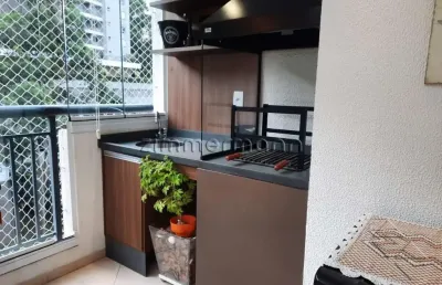 Apartamento com 3 quartos à venda na rua francisco pessoa, --, vila andrade, são paulo, 74 m2 por r$ 743.000