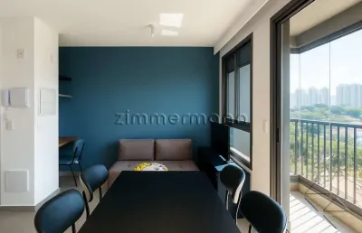 Apartamento com 1 quarto à venda na avenida adolfo pinheiro, --, santo amaro, são paulo, 31 m2 por r$ 590.000