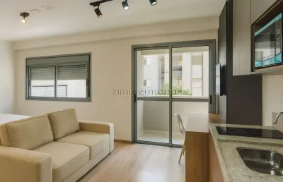 Apartamento com 1 quarto à venda na avenida dos carinás, --, moema, são paulo, 31 m2 por r$ 485.000
