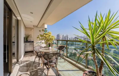 Apartamento com 4 quartos à venda na rua barão do triunfo, --, brooklin, são paulo, 147 m2 por r$ 1.880.000