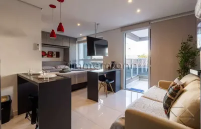Apartamento com 1 quarto à venda na rua fradique coutinho, --, vila madalena, são paulo, 30 m2 por r$ 590.000