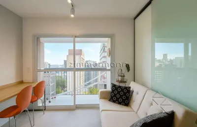 Apartamento com 1 quarto à venda na rua casa do ator, --, vila olímpia, são paulo, 27 m2 por r$ 580.000