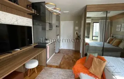 Apartamento com 1 quarto à venda na rua cardeal arcoverde, --, pinheiros, são paulo, 28 m2 por r$ 600.000