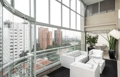 Apartamento com 4 quartos à venda na alameda dos aicás, --, moema, são paulo, 346 m2 por r$ 5.500.000