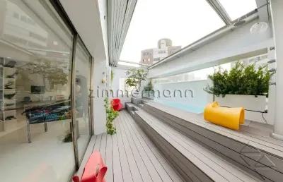 Cobertura com 2 quartos à venda na alameda dos jurupis, --, moema, são paulo, 202 m2 por r$ 4.500.000