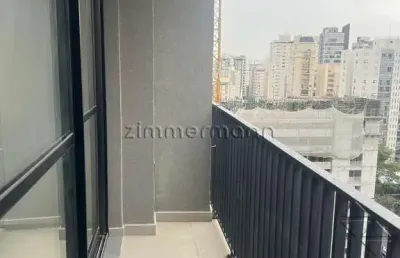 Apartamento com 1 quarto à venda na avenida sabiá, --, moema, são paulo, 24 m2 por r$ 525.000