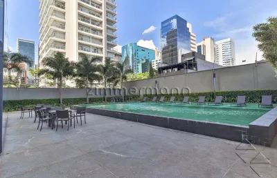 Apartamento com 1 quarto à venda na rua jean peltier, --, brooklin, são paulo, 61 m2 por r$ 850.000