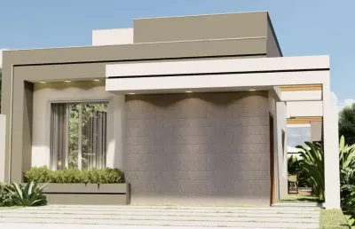 Casa térrea, 3 suítes no vila florença em catu de abrantes