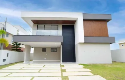 Casa com 5 quartos à venda na rua caraíva, sn, alphaville (abrantes), camaçari por r$ 2.850.000
