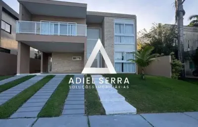 Alphaville litoral norte 1 | nascente | 4 suítes | 290m² | piscina privativa | gourmet integrado