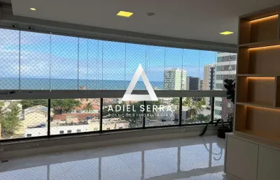 Jardim armação | vista mar | 3 quartos | 1 suíte | 104m² | nascente |  varanda integrada | 2 vagas
