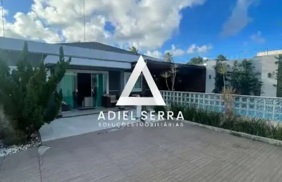 Vila de abrantes | casa térrea decorada | 2/4 | suíte reversível para 3/4 | piscina privativa | 150m² | nascente total | 3 vagas