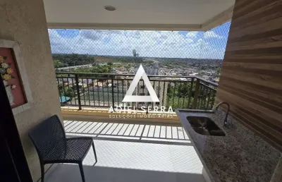 Stupendo piatã | 67,74m² | 2/4 | 1 suíte | varanda gourmet | andar alto | total infraestrutura de lazer